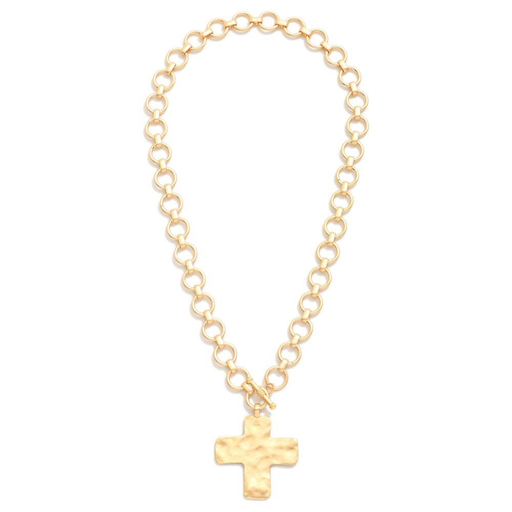 Cross Link Necklace