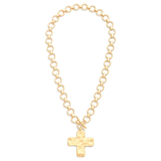 Cross Link Necklace